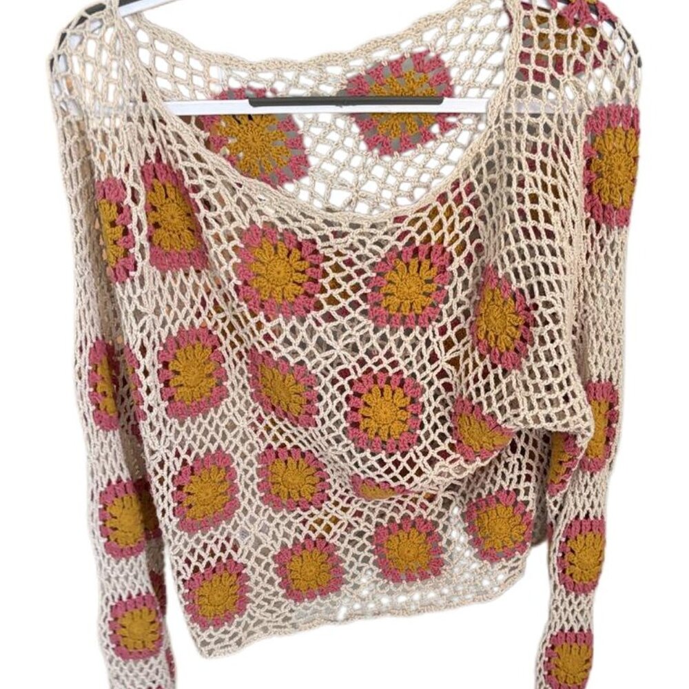 Crochet Granny Square Sweater